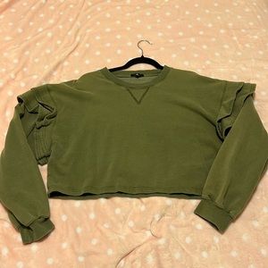 7 For All Man Kind Cropped sweater